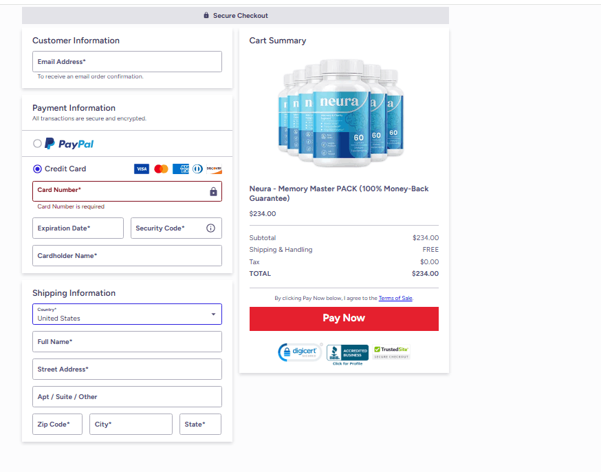 Neura-Secure-Checkout